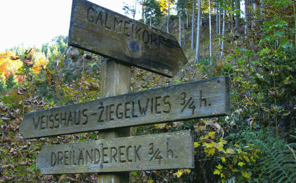 Schluxen - Galmeikopf - Dreiländereck