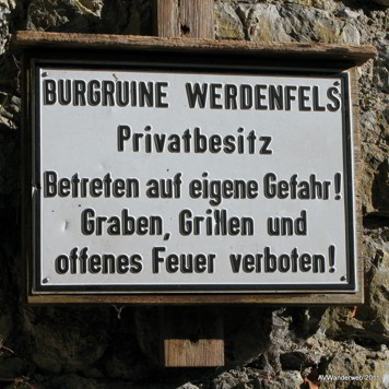 Burgruine Werdenfels Garmisch-Partenkirchen